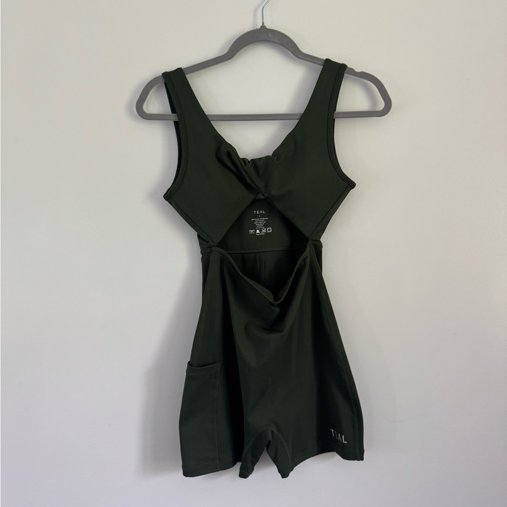 Active by teal small jani romper in green